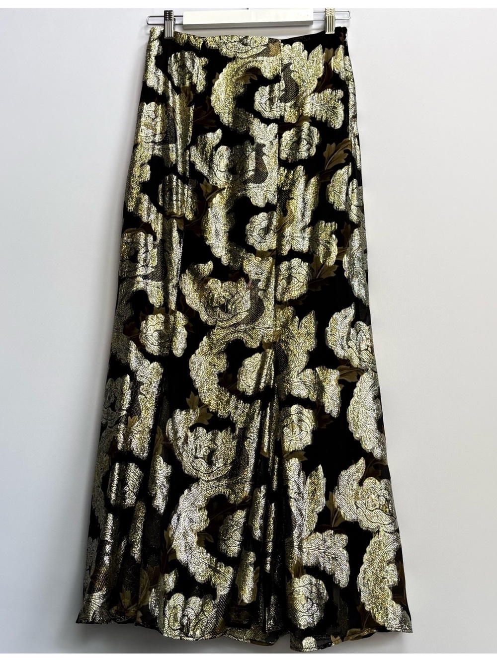 NWT Farm Rio Jacquard Lurex Slip Maxi Skirt, S - Picture 12 of 12